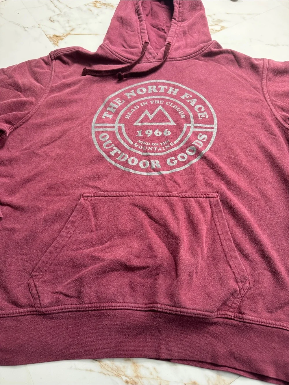 The North Face Outdoor Goods Head in the Clouds Hooded Sweatshirt Sz L Hike